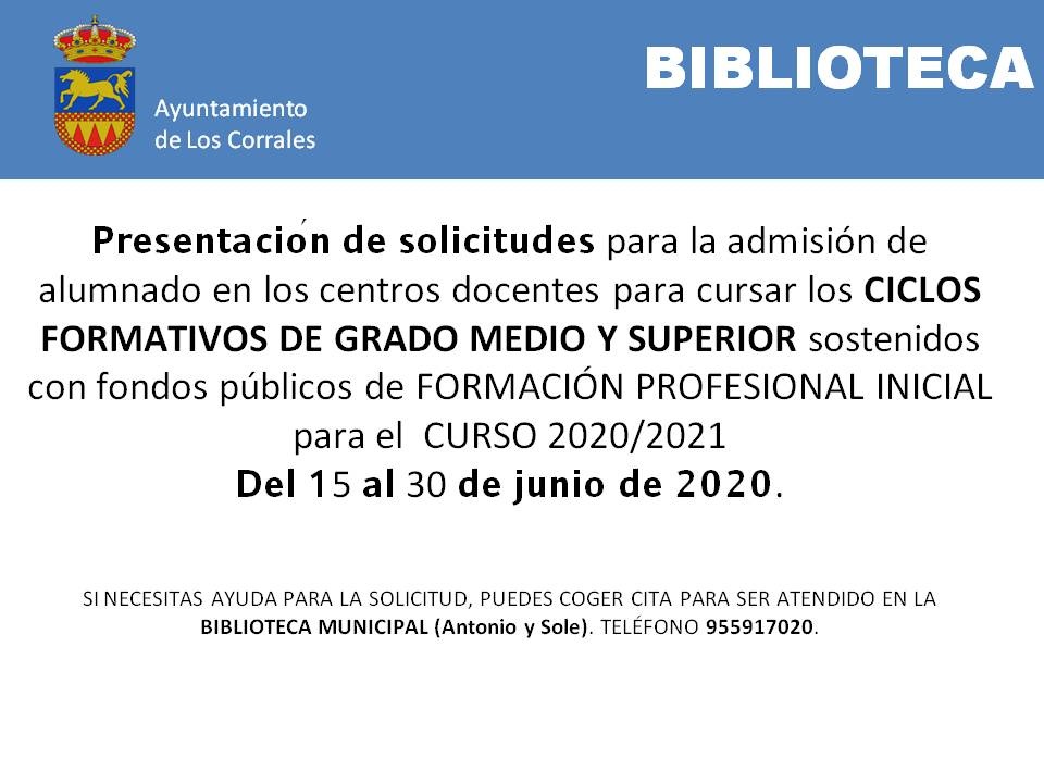 plazo de estudios biblioteca 2